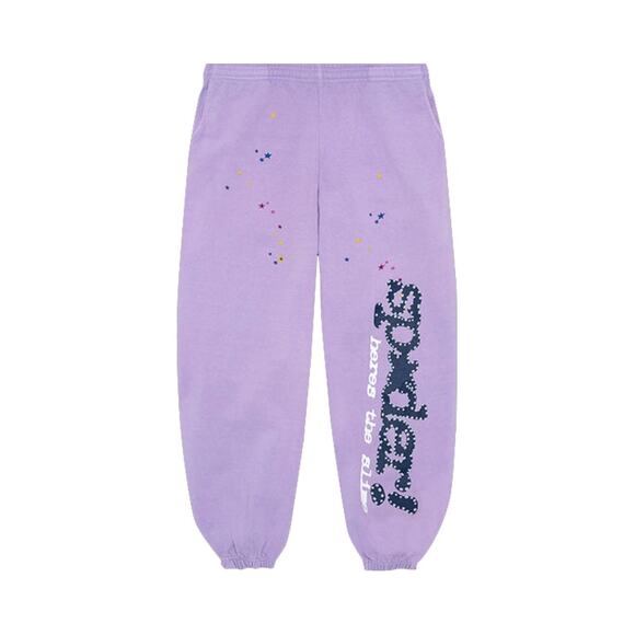SP5DER ACAI SWEATPANT PURPLE - Picture 1 of 8